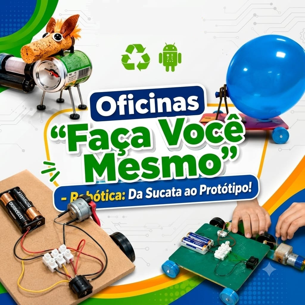 Participantes e projetos da oficina Faça Você Mesmo